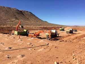 Earth dam construction project 4