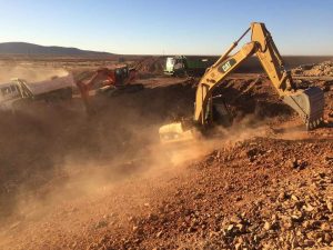 Earth dam construction project 6